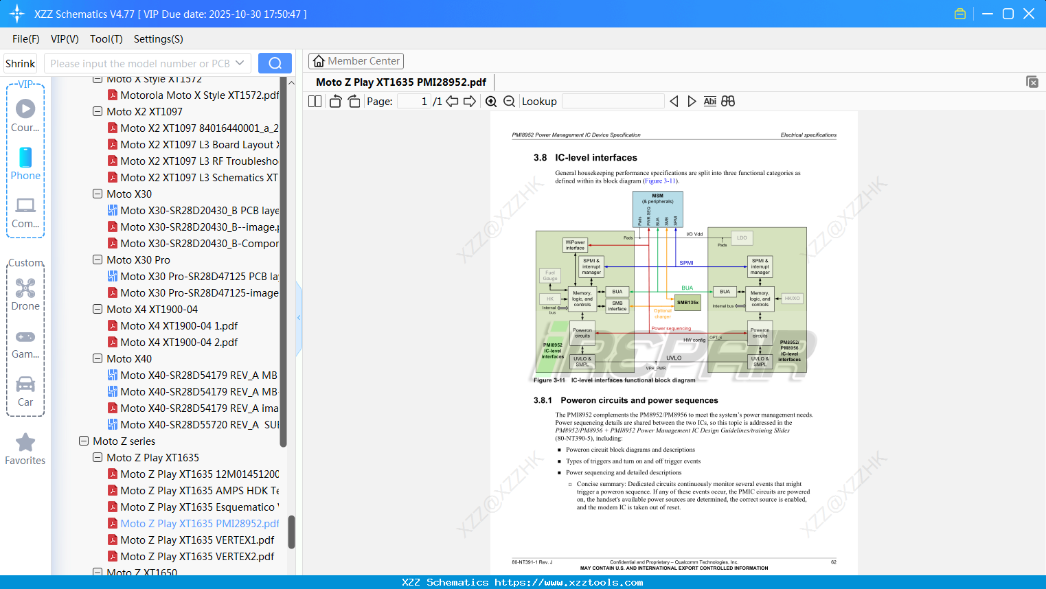 Motorola Moto Z Play XT1635 PMI28952